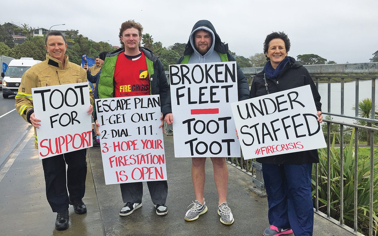 Fire Protest Sign Government brings fire dispute back to table - Local Matters