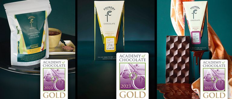 Foundry Chocolate Academy of Chocolate Gold Tanzania Drinking Chocolate 1 768x330