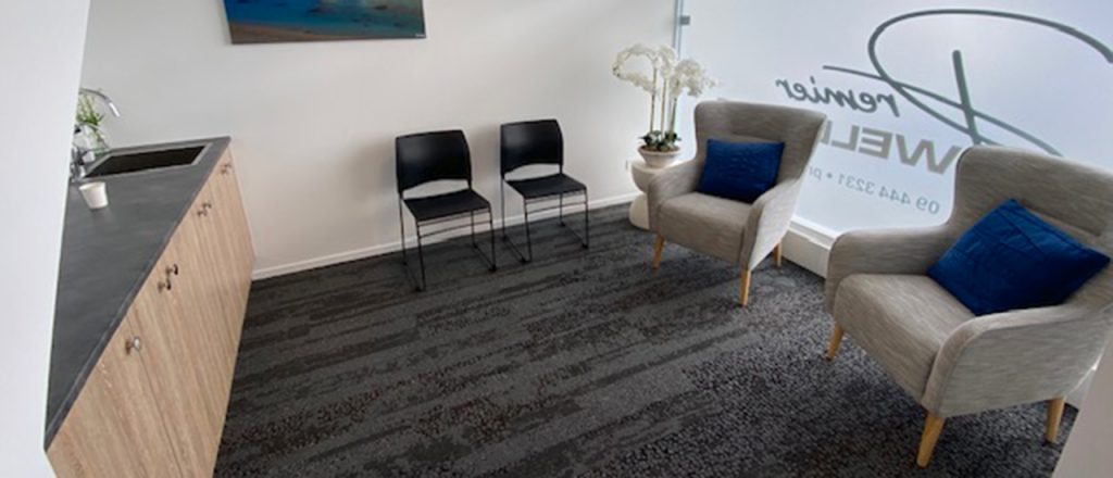 Premier Wellness Orewa Waiting Room 1024x440